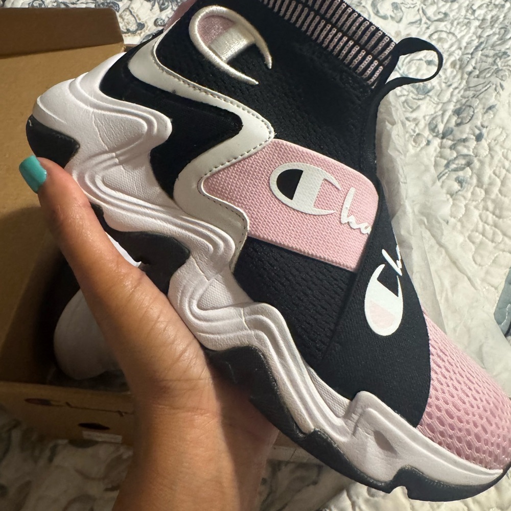 Champion Black and Pink Athletic Shoes